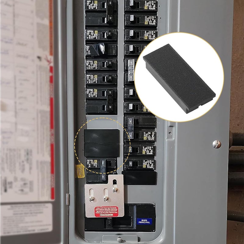 Pongle Breaker Filler Plate for Schneider Electric Square D Homeline Load Center Circuit Breakers 6-Pack - Image 3